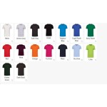 Triko pánské krátký rukáv V-neck K357 180g