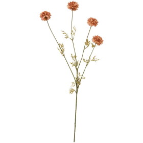 Ib Laursen Umělá květina Sienna Flowers 60 cm, oranžová barva, plast