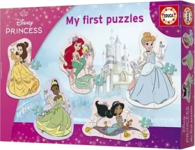 EDUCA Baby puzzle Princezny 5v1 (3-5 dílků)