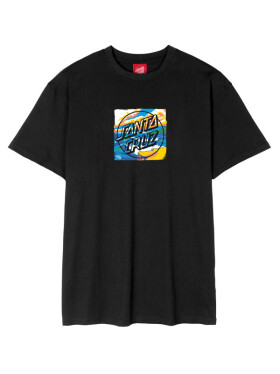Santa Cruz Water View black pánské tričko krátkým rukávem
