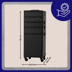 Aptel CA40 Kosmetický kufřík na kolečkách 4v1 93cm černá