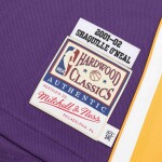 Mitchell & Ness Pánský dres Los Angeles Lakers NBA Shaquille O'Neal #34 2001-02 Authentic - Fialová Velikost: L