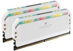Corsair Dominator Platinum White 32GB (2x 16GB) DDR5 6200MHz / CL36 / DIMM / RGB / XMP / 1.3V (CMT32GX5M2X6200C36W)