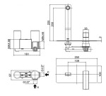 PAFFONI - Effe Umyvadlová baterie pod omítku s tělesem, chrom EF105CR