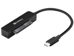 Pouzdro Sandberg konvertor USB-C na SATA USB 3.1 Gen.2, černé