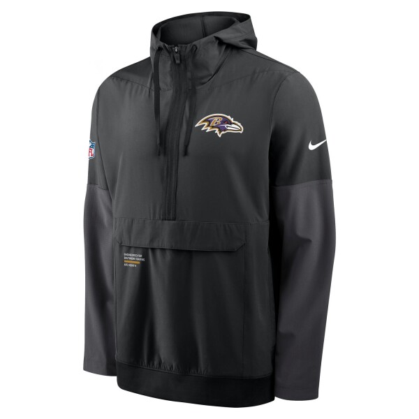 Nike Pánská bunda Baltimore Ravens NFL Sideline Half-Zip Anorak Velikost: XL