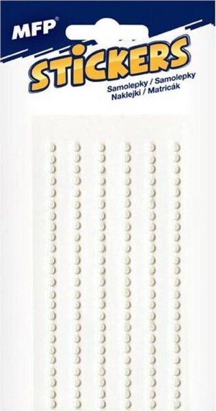 Samolepky perličky 3mm 1102PE