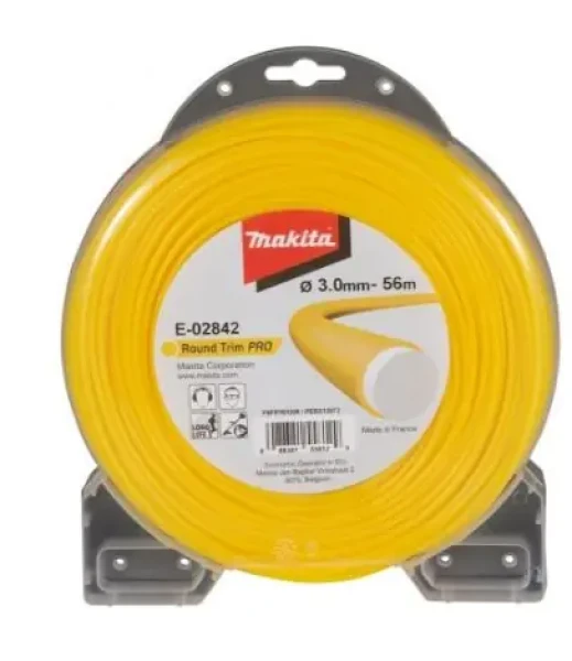 Makita E-02711 - struna nylonová Pro 3.0mm žlutá / 56m (E-02842)