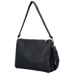 Stylová dámská koženková crossbody kabelka Cindra, tmavě modrá