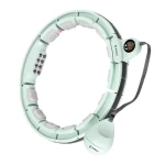 HMS HHM13 Masážní hula hoop se závažím. magnety a počítadlem zelená (5907695552614)