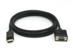 Equip adaptér DisplayPort-VGA černá / Adaptér / 1920x1200 / 2 m / pozlacené konektory (119338)