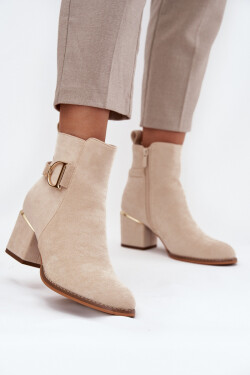 Boty na podpatku model 216810 Step in style 39