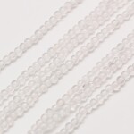 Přírodní křišťál - čirý - třída AA - ∅ 2 mm - 1 ks