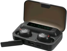 Rozbaleno - Sandberg Earbuds + Powerbank / bezdrátová sluchátka s mikrofonem + power banka / BT 5.1 / 2000 mAh / rozbaleno (126-38.rozbaleno)