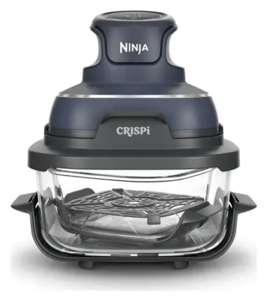 Ninja Crispi FN101EUGY šedá / horkovzdušná fritéza / 1700 W / 3.8l / 4 funkce / 40°C - 240°C (FN101EUGY)