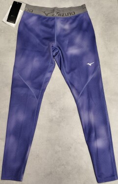 Běžecké kalhoty Mizuno Impulse Printed Long Tight J2GB770368 Velikost textilu: L