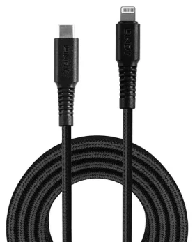 Lindy USB-C na Lightning černá / Kabel / 3 m / 480 Mbit/s / MFi certifikace (31288)