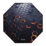 Marvo GM03 černá / podložka pod židli / protiskluzová / 1100 x 1100 x 2 mm (GM03)