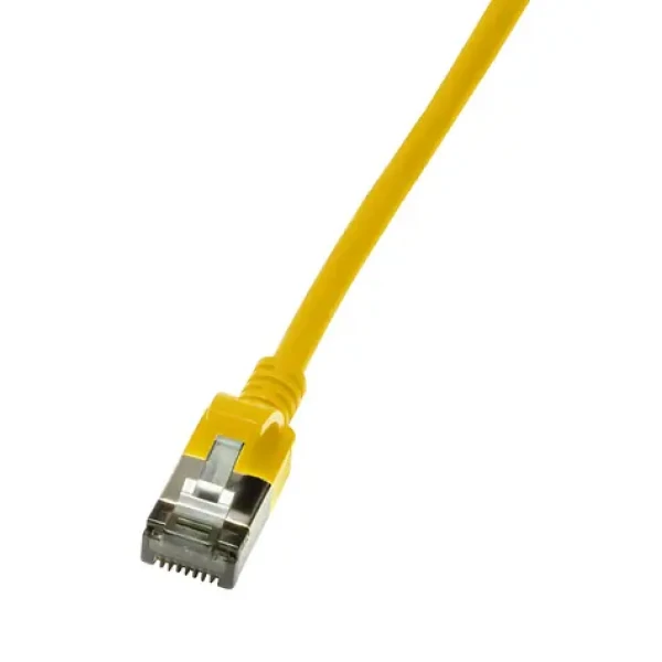 LogiLink Slim CAT6 žlutá / Patch kabel / U/FTP / RJ-45 / 1 m (CQ9037S)