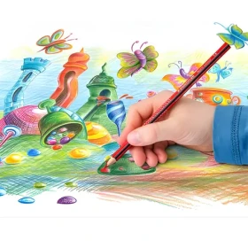 Staedtler Noris Colour 187 C6 / Pastelky / 6 ks / šestihranné / nezlomivá tuha (187 C6)