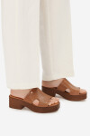 Pantofle Lasocki WI16-2356-01 Přírodní kůže (useň) - Lícová