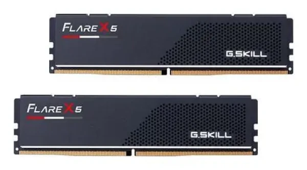 G.Skill Flare X5 64GB (2x32GB) / Operační paměť / DDR5 / 5200MHz / CL40 / DIMM / 1.1V / Non-ECC / Unbuffered / AMD EXPO (F5-5200J4040A32GX2-FX5)