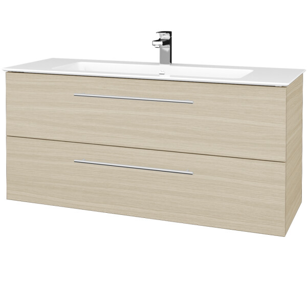 Dřevojas - Umyvadlová skříňka GIO SZZ2 120 - D04 Dub / Úchytka T02 / D04 Dub 406530B