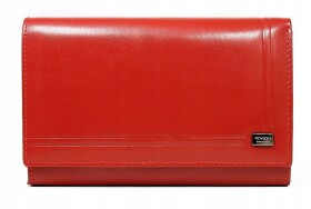 Módní dámská kožená peněženka Rovicky Logis, červená