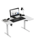 Mark Adler Leader 9.1 bílá / Kancelářský elektrický stůl / 145 x 72-118 cm (MA-LEADER 9.1 WHITE)