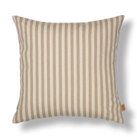 Ferm Living Venkovní povlak na polštář Strand Sand/Off-white 50 x 50 cm, béžová barva, textil