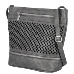 Stylová dámská crossbody kabelka Teri, šedá