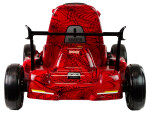 Mamido Dětská elektrická motokára Spider lakovaná červená