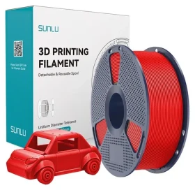 Sunlu PETG filament červený / Struna pro 3D tiskárnu / PETG / 1 kg (PETG R)