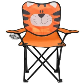 NILS Fun NC3305 Dětská skládací židle tigr (5908261680908)