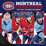 JF Turner Kalendář Montreal Canadiens NHL 2024 Wall Calendar