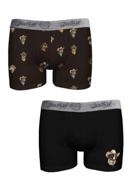 Pánské boxerky John Frank JF2BEF43 2pack Dle obrázku M