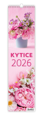Nástěnný kalendář vázankový/kravata 2026 Helma - Kytice