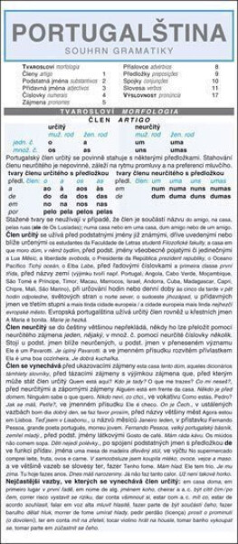 PORTUGALŠTINA souhrn gramatiky - Jaroslava Jindrová