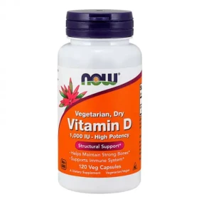 Vitamín D 1000 IU - NOW Foods (120 kaps.) (36205-1-120caps)