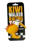 KIWI WALKER Racer bílá helma / Hračka pro psy / Latexová pískací / 10,5 cm (LTX-016)