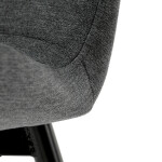Jídelní židle, šedá, látka, CT-285 GREY2