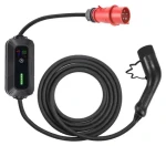 Platinet PPC32AT černá / Nabíjecí stanice pro elektromobily / 11 kW / CEE 5-pin + Type 2 / 5 m / nastavitelný proud (45794)