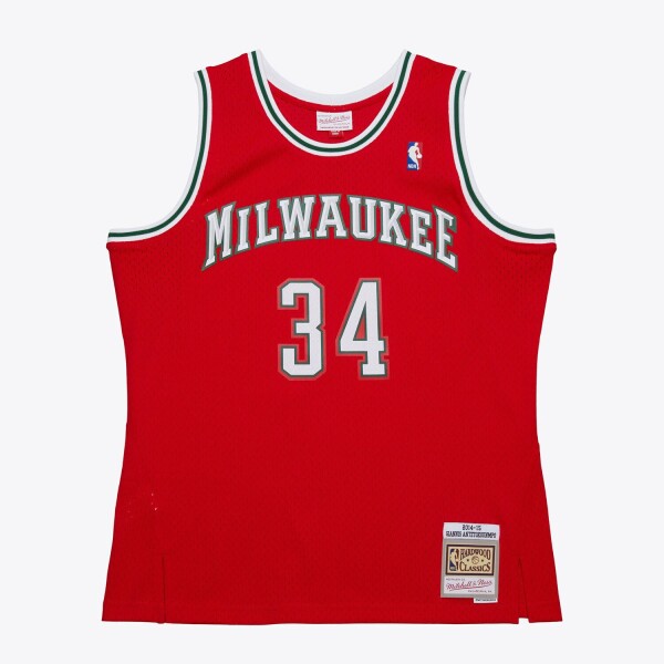 Mitchell & Ness Pánský dres Milwaukee Bucks NBA Giannis Antetokounmpo #34 2014-15 Swingman Velikost: M