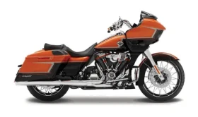 Maisto - HD - Motocykl - 2022 CVO Road Glide, oranžovo-metalic černá (serie 44), 1:18