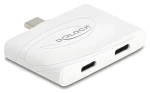 Delock USB Type-C - USB Type-C / USB adaptér / Data 10 Gbps / Video 4K 60 Hz / PD 92 W (61088)