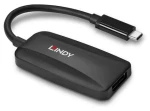 Lindy 43337 USB-C - DisplayPort 1.4 černá / Převodník / 8K 60Hz / HDCP 2.2 (43337)