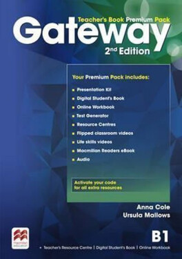 Gateway B1: Teacher´s Book Premium Pack, 2nd edition - Anna Cole