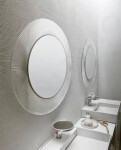 Laufen - Kartell Zrcadlo v rámu, průměr 780 mm, krystal transparentní H3863310840001