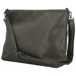 Stylová dámská koženková crossbody kabelka Gabra, šedá