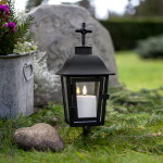 STAR TRADING LED svíčka Flamme Paula White 10 cm, bílá barva, plast